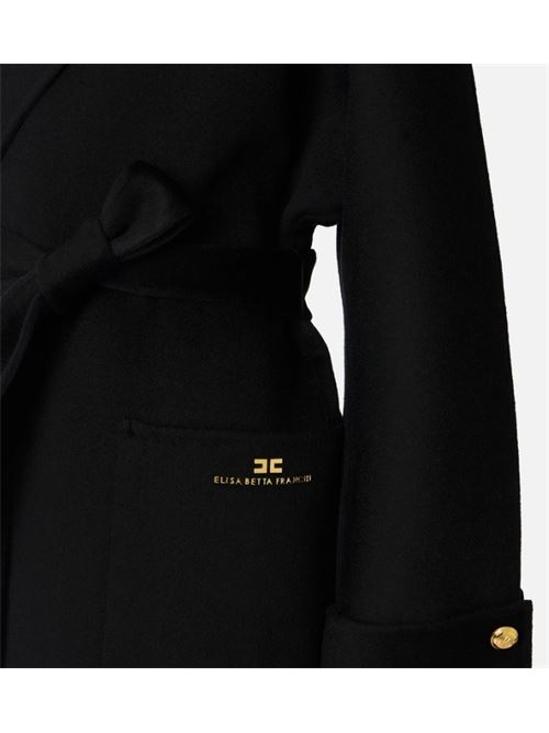 CLOTH COAT ELISABETTA FRANCHI | CP68D56E2110 Nero